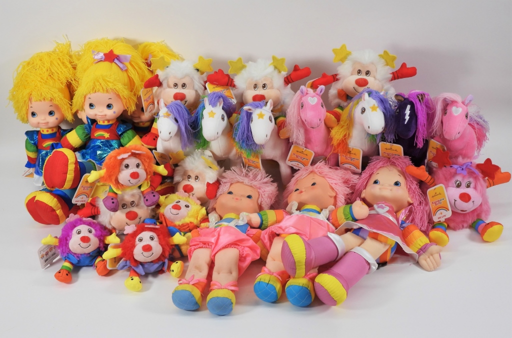 LARGE RAINBOW BRITE PLUSH TOY GROUP