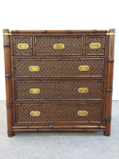 LARGE RALPH LAUREN RATTAN & BA