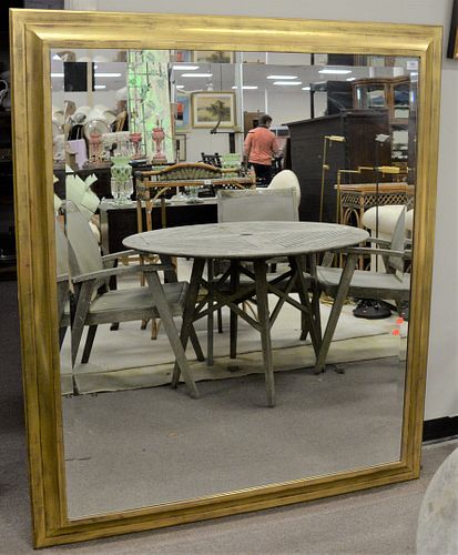 LARGE RECTANGLE CONTEMPORARY GOLD