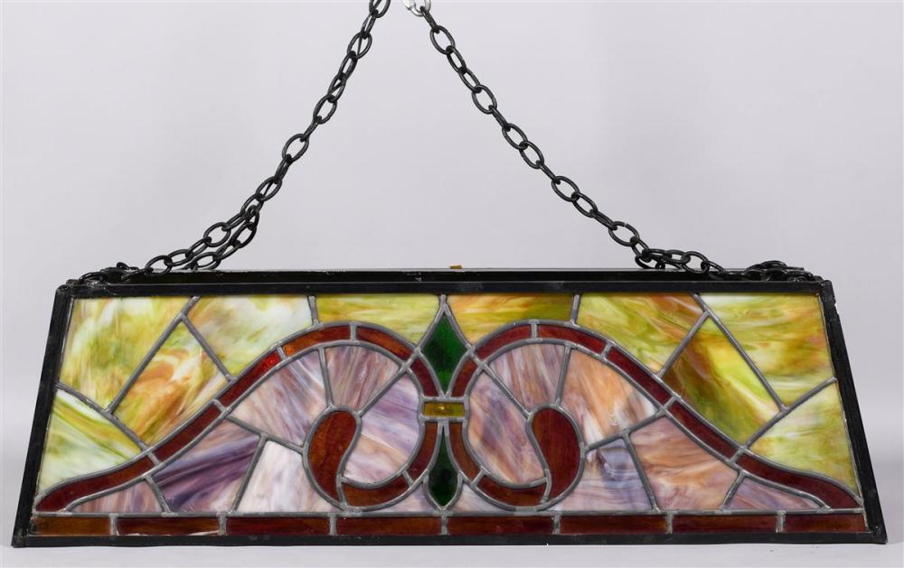 LARGE RECTANGULAR SLAG GLASS