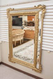 LARGE RECTANGULAR WALL MIRRORL