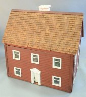 LARGE RED COLONIAL-STYLE DOLLH