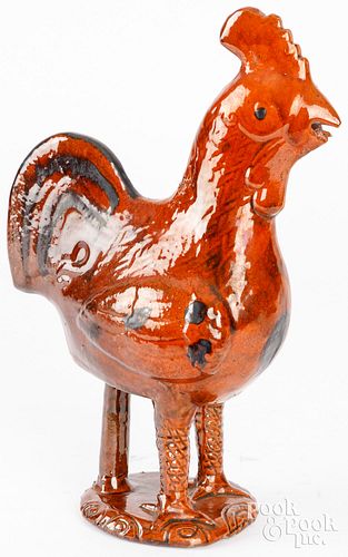 LARGE REDWARE ROOSTERLarge