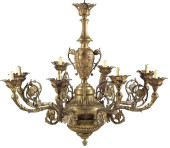 LARGE REGENCE STYLE BRONZE EIG