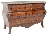 LARGE REGENCE STYLE MARBLE-TOP
