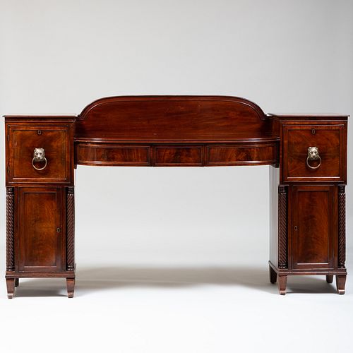 LARGE REGENCY MAHOGANY