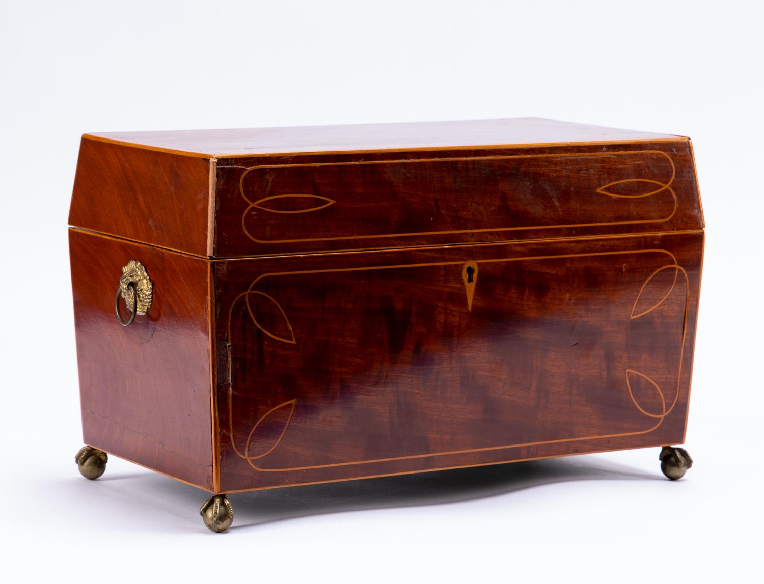 LARGE REGENCY PARQUETRY INLAID