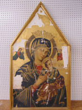 LARGE RELIGIOUS PAINTING, MADO