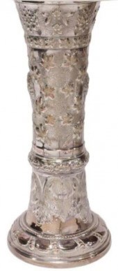 LARGE REPOUSSE SILVERPLATE FIG