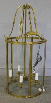Large Reynaud Brass and Glass