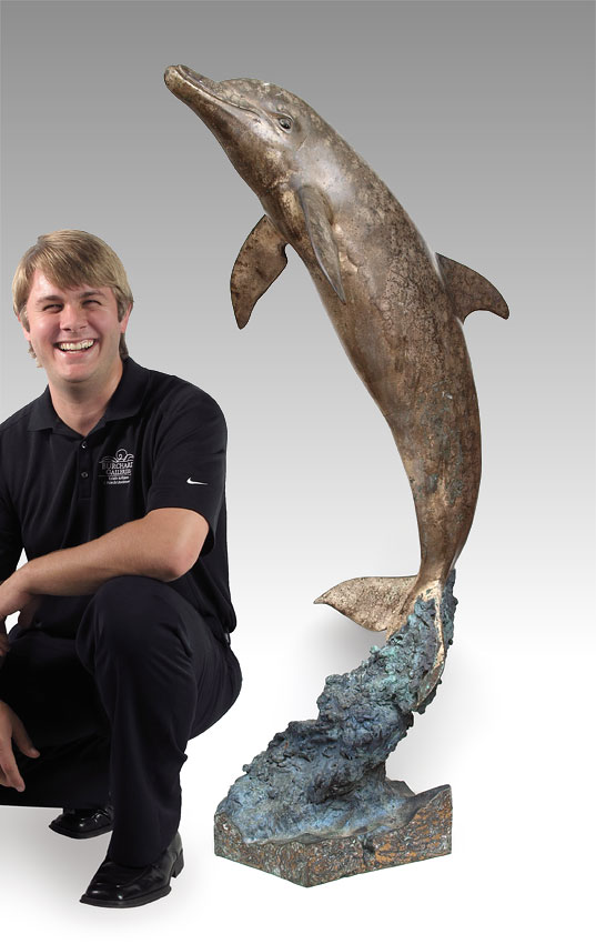LARGE ROBERT WYLAND DOLPHIN