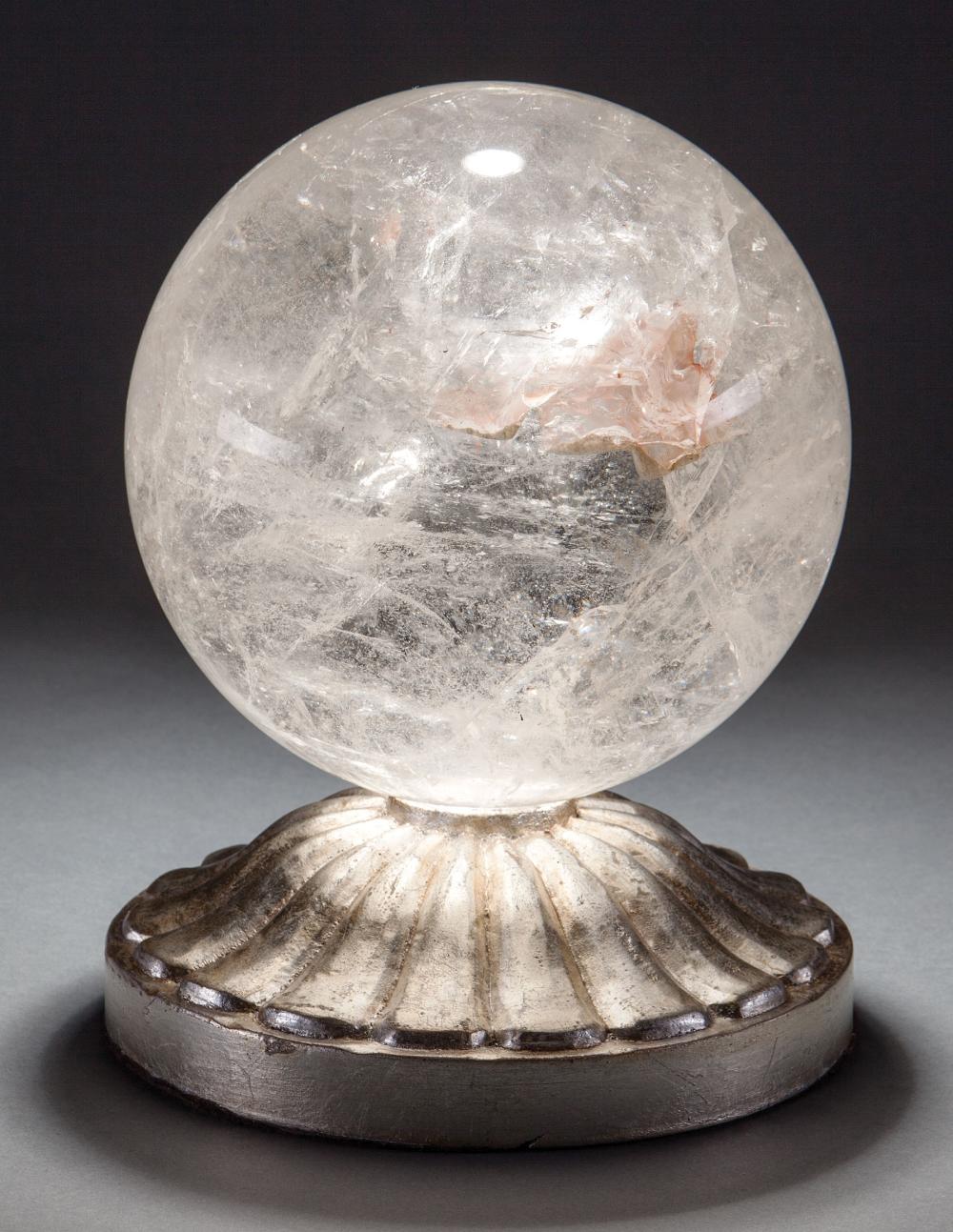 LARGE ROCK CRYSTAL SPHEREFine Large