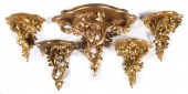 LARGE ROCOCO GILT WOOD BRACKET