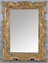 LARGE ROCOCO STYLE ANTIQUED FI