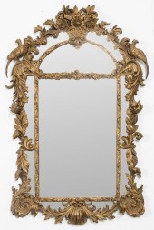 LARGE ROCOCO STYLE CARVED GILT