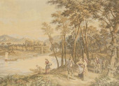 LARGE ROCOCO STYLE WOVEN TAPES