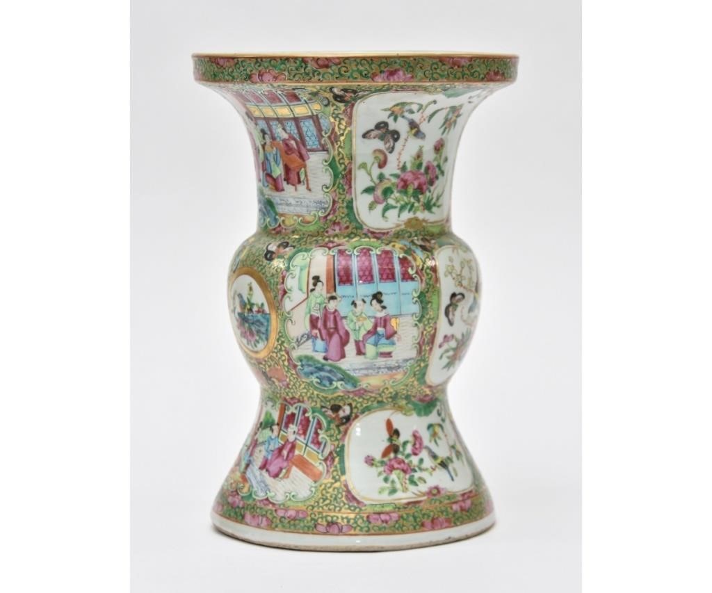 Large Rose Medallion vase, circa