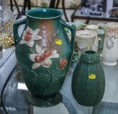 LARGE ROSEVILLE VASE & GRUEBY