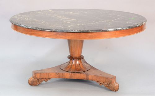 LARGE ROUND PEDESTAL TABLE,