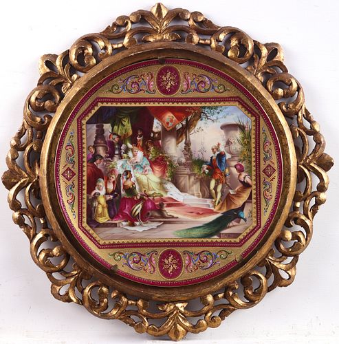 LARGE ROUND ROYAL VIENNA