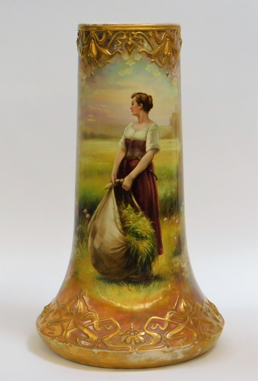 LARGE ROYAL BONN ART NOUVEAU