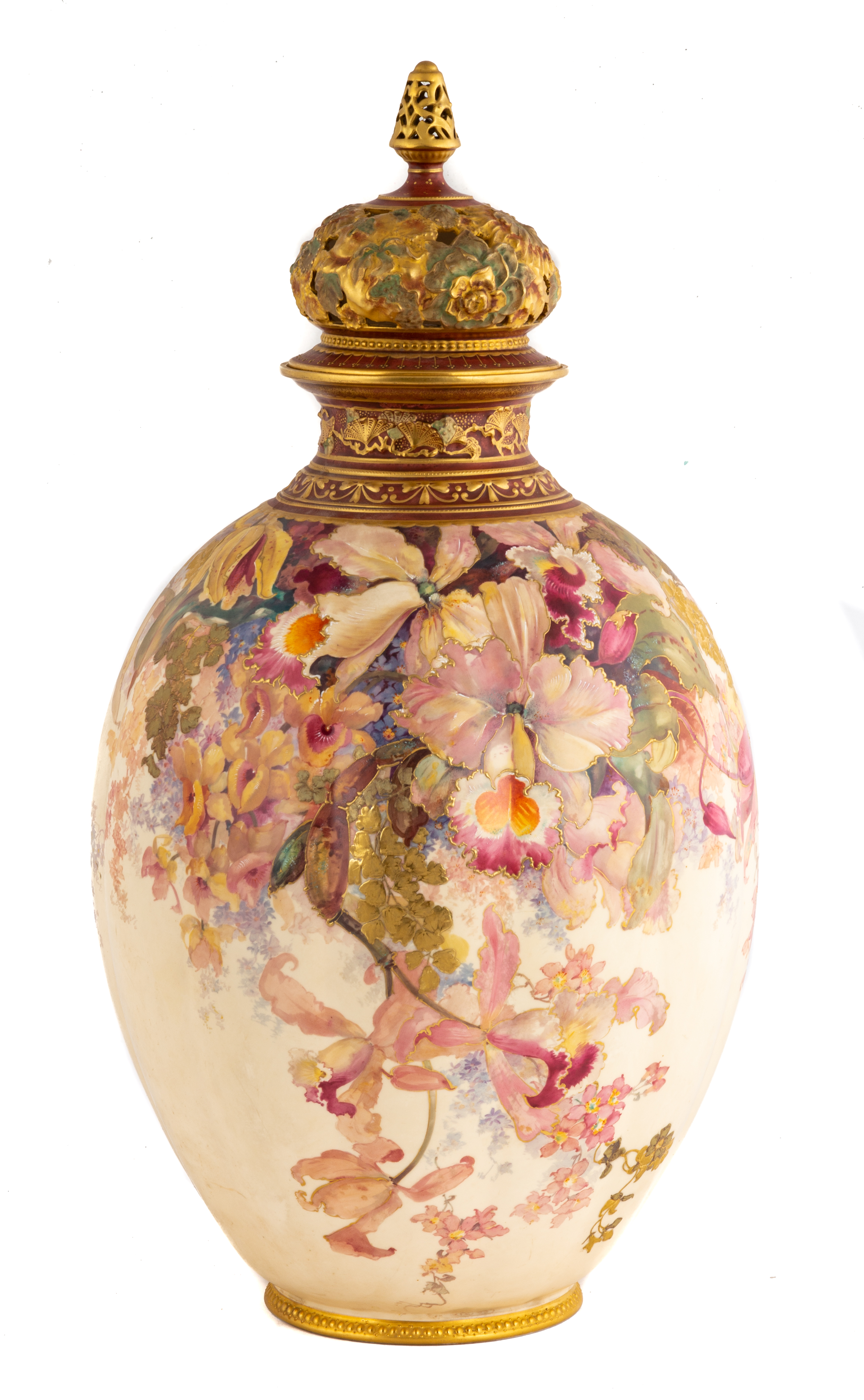 LARGE ROYAL CROWN DERBY PORCELAIN