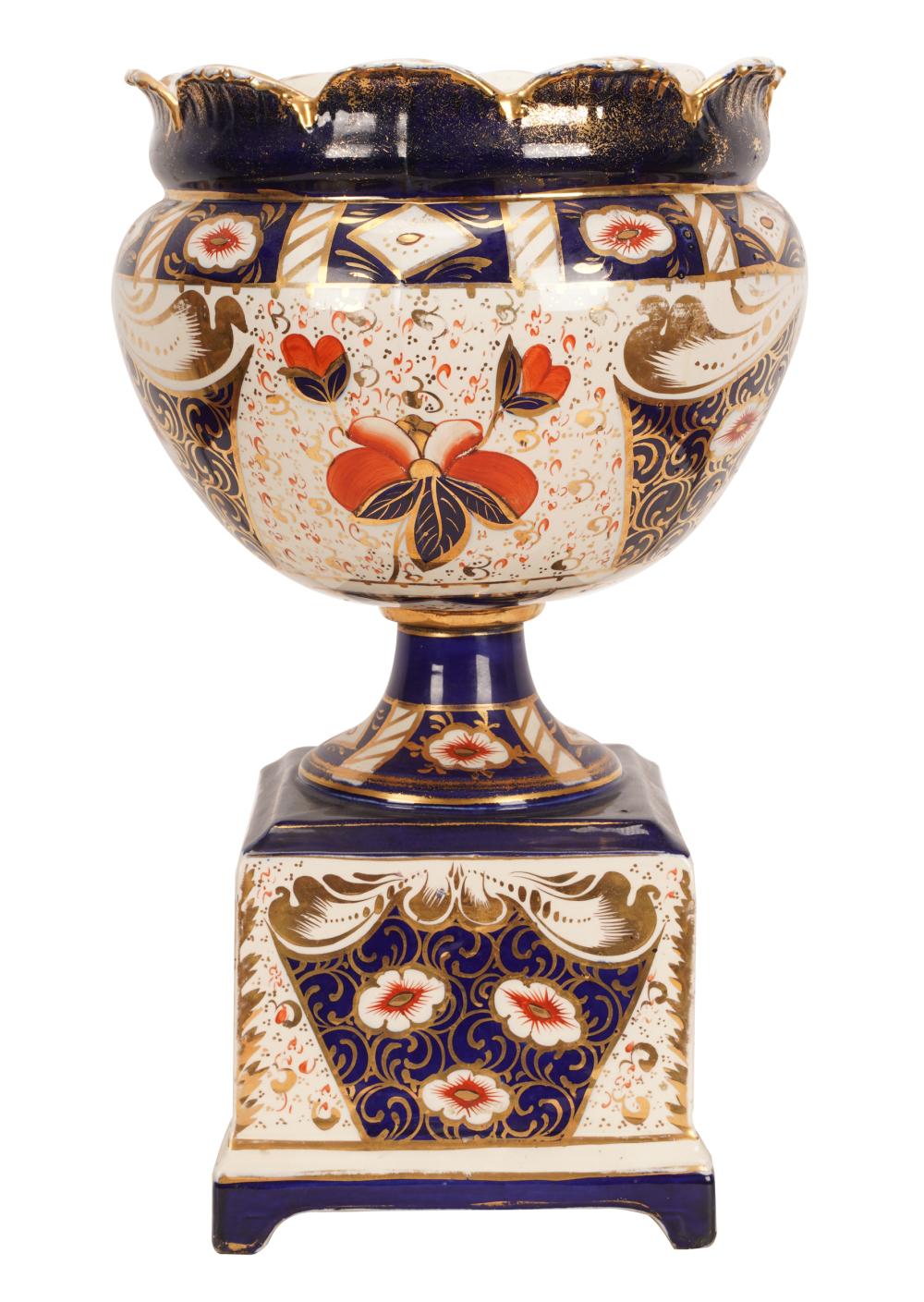 LARGE ROYAL CROWN DERBY-STYLE
