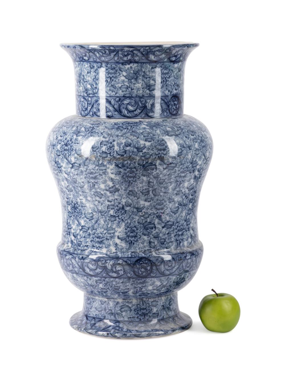 LARGE ROYAL DOULTON BLUE FLORAL