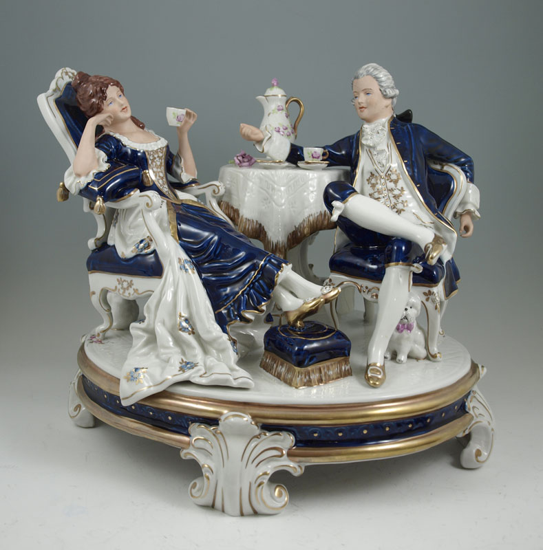 LARGE ROYAL DUX PORCELAIN FIGURAL