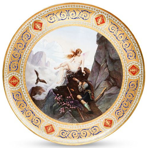 LARGE ROYAL VIENNA "FAIRY AND THE