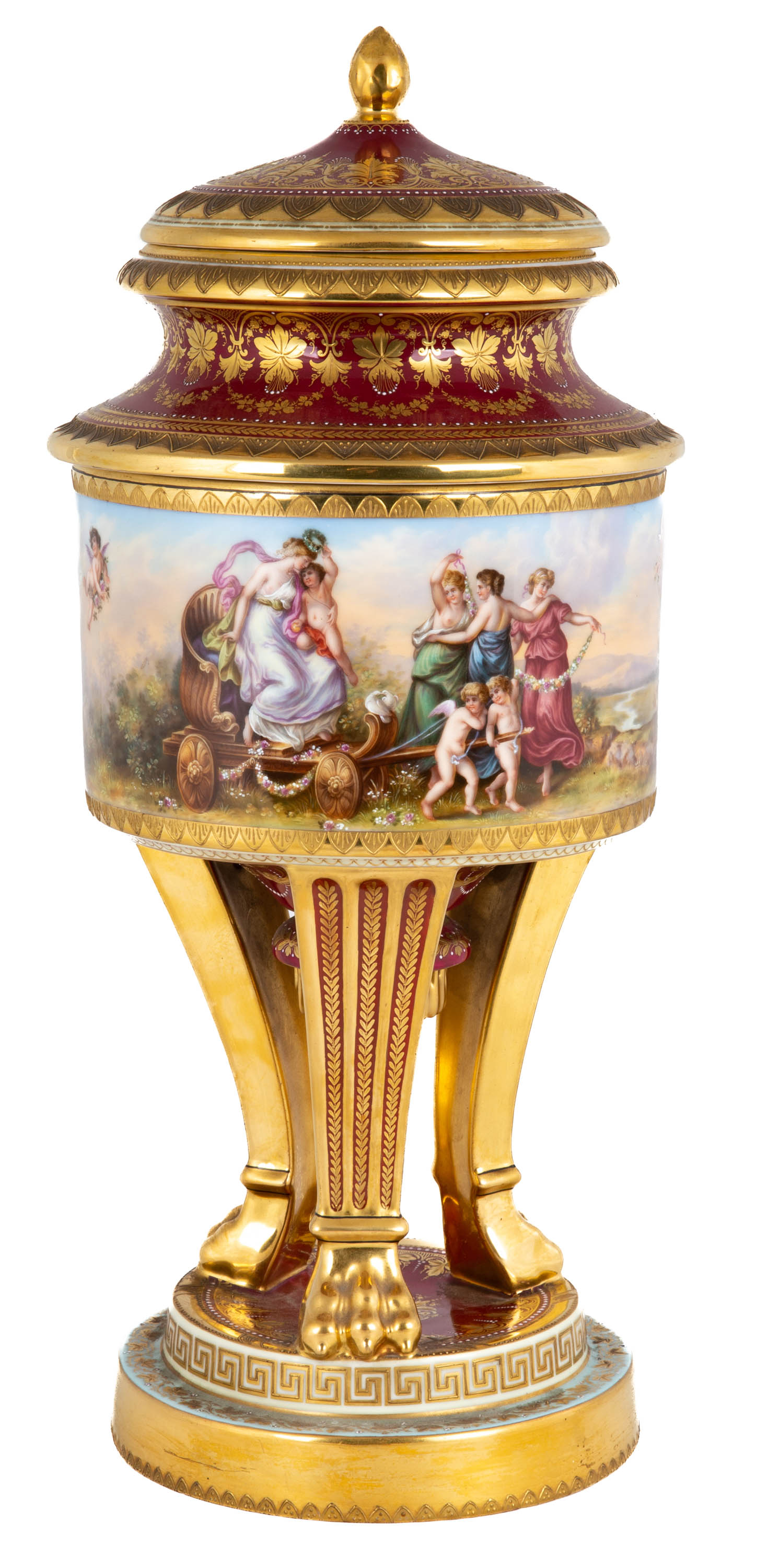 LARGE ROYAL VIENNA PORCELAIN