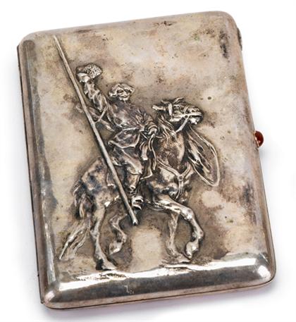 Large Russian silver cigar