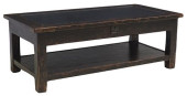 LARGE RUSTIC LIGHTED DISPLAY C
