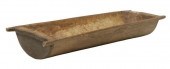 LARGE RUSTIC WOOD TRENCHER DOU
