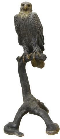LARGE S. DAVID BRONZE BALD EAGLE