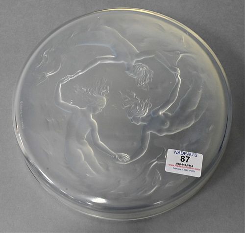LARGE SABINO ART DECO COVERED DISH,
