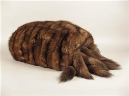 Large sable muff    Oversized