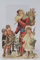 LARGE SANTA DIE CUT WITH CHILD