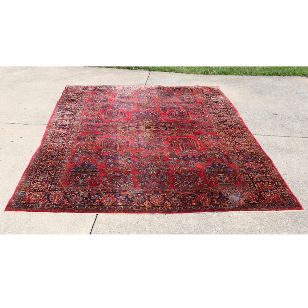 LARGE SAROUK 1920S WOOL ESTATE