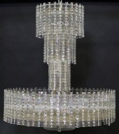 LARGE SCHONBEK MULTI-TIER CRYS