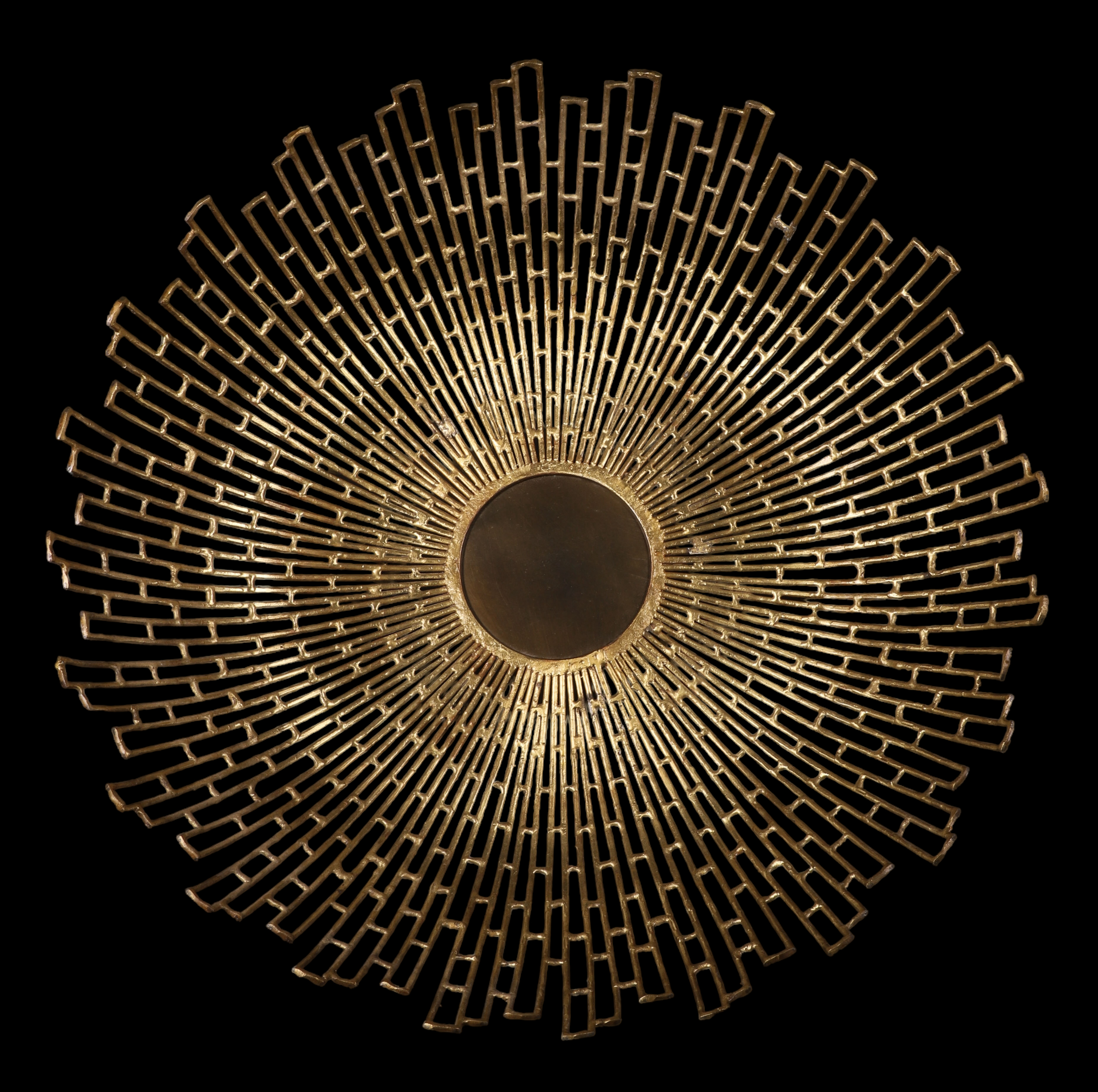 Large sculptural metal bowl, welded
