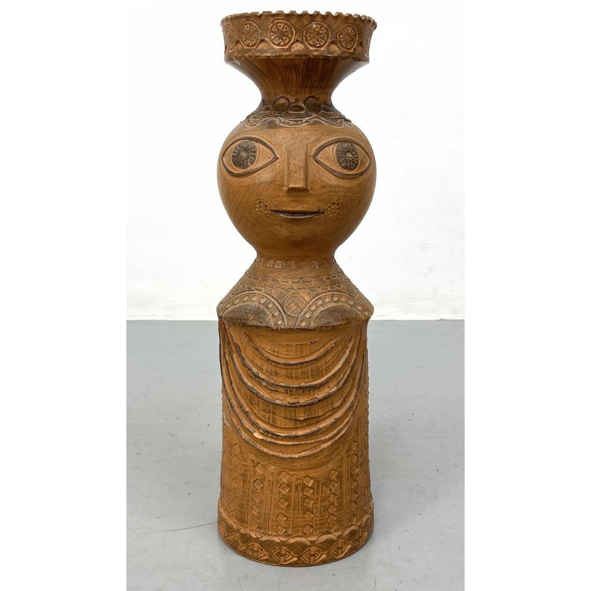 Large Sculptural Pottery Vase.
