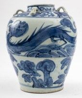 LARGE SE ASIAN BLUE GLAZE MEIP