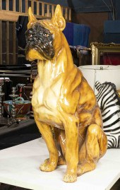 LARGE SEATED COMPOSITION SCULP