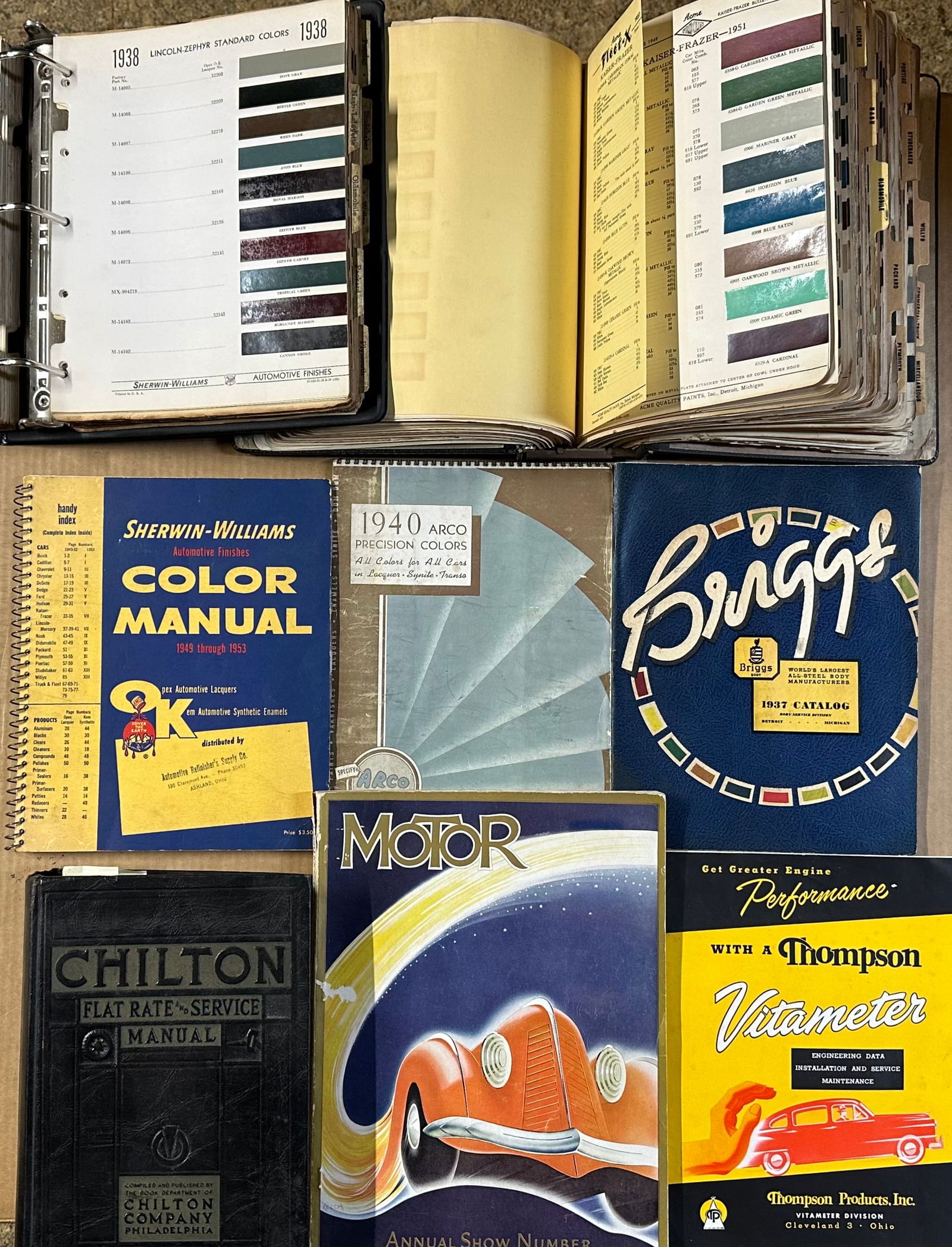 LARGE SELECTION OF PAINT COLOR