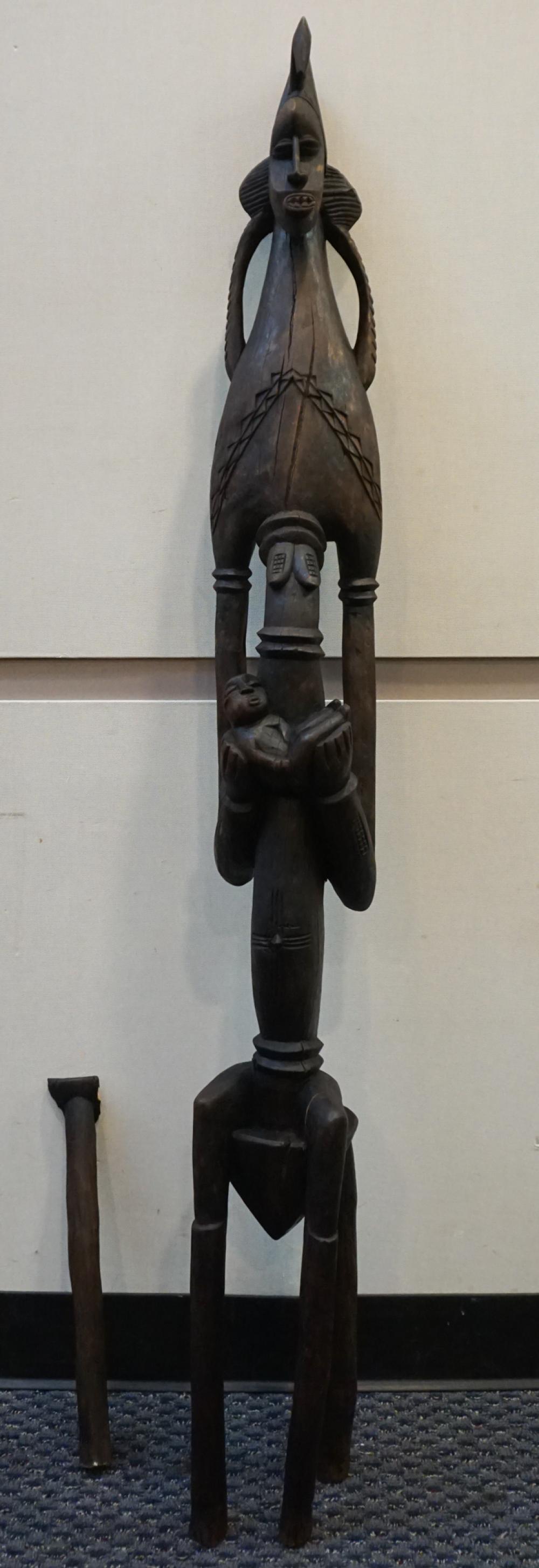 LARGE SENUFO CARVED WOOD