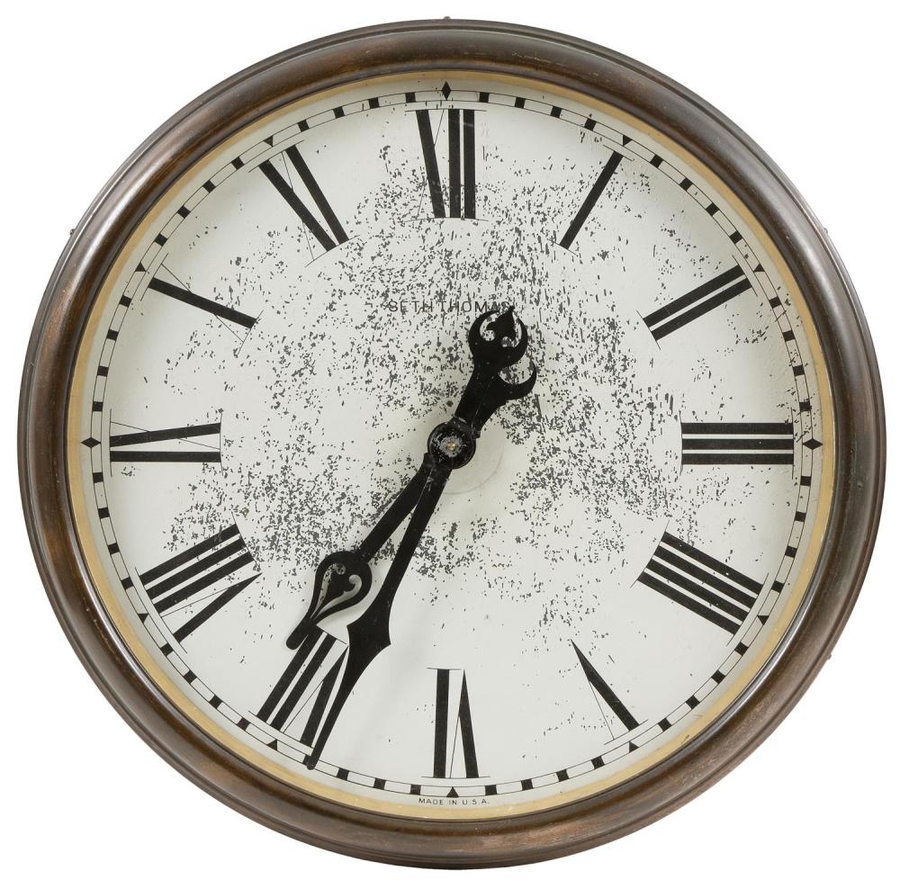 LARGE SETH THOMAS WALL CLOCK