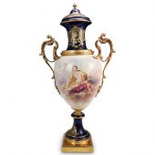 LARGE SEVRES PORCELAIN AND BRO