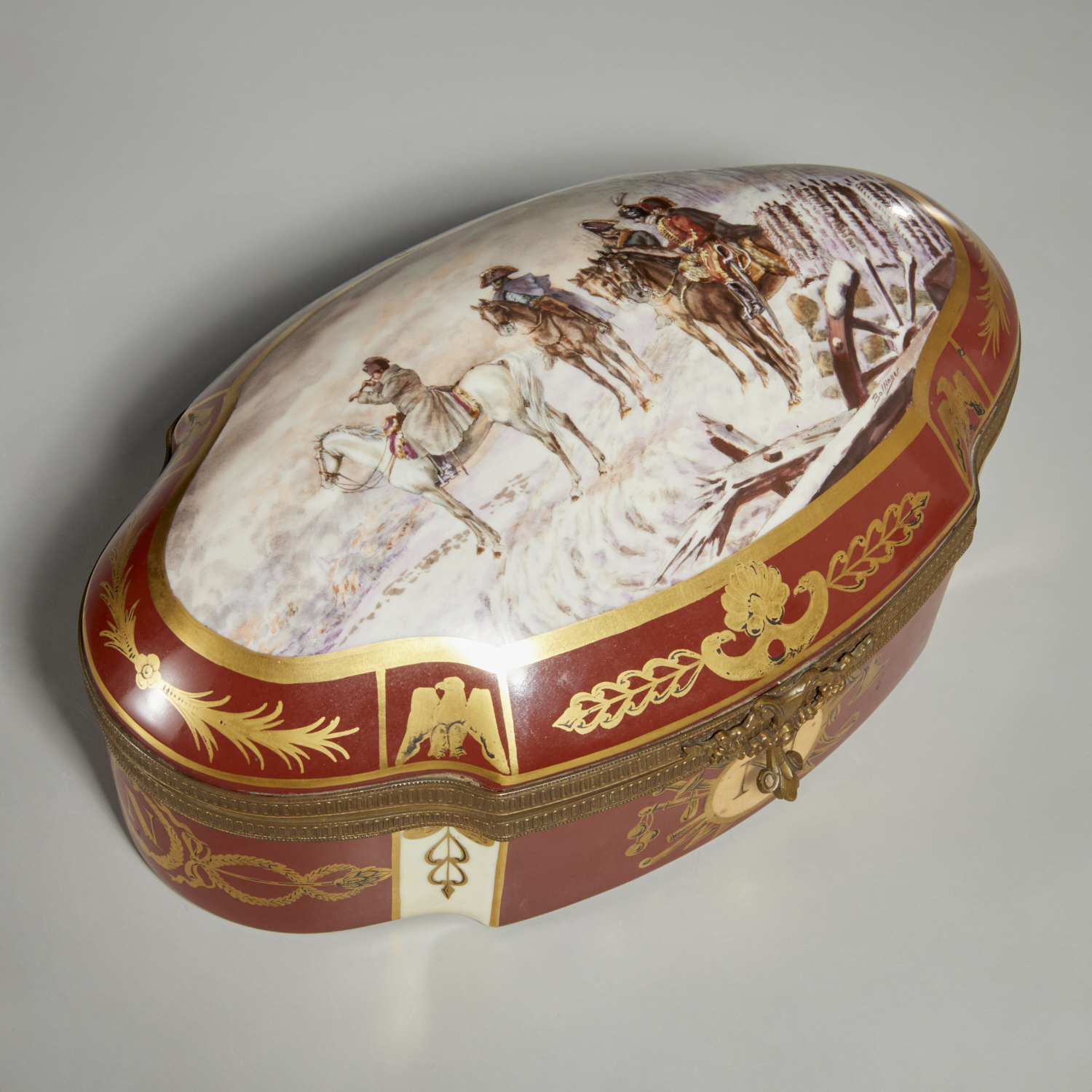 LARGE SEVRES STYLE NAPOLEON I
