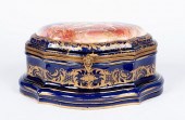 LARGE SEVRES STYLE PORCELAIN J